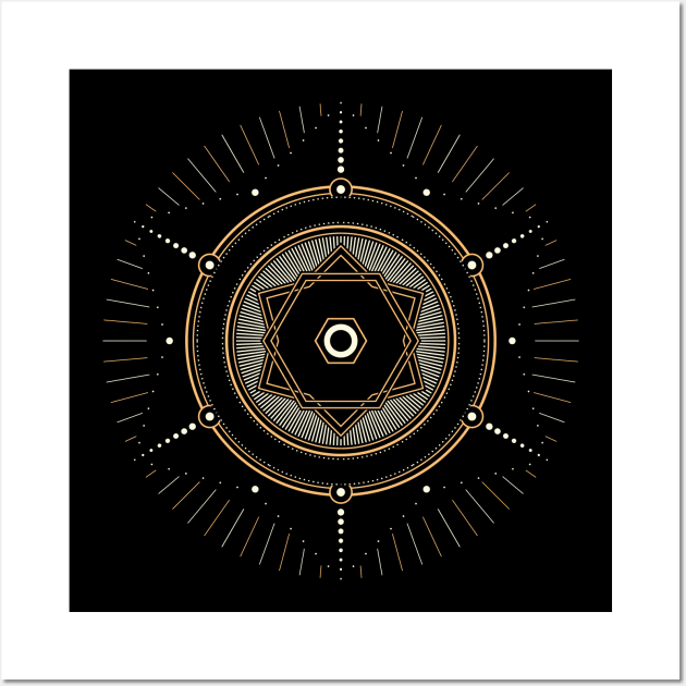 Sacred geometry Wall Art by Vilmos Varga